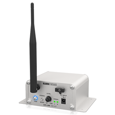 KLARK TEKNIK DW 20T Stereo Ses Yayını İçin 2.4 GHz Kablosuz Stereo Verici